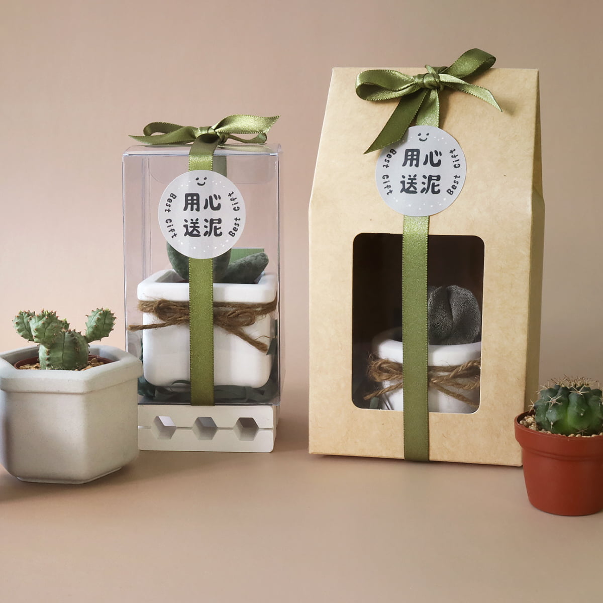 癒泥植物禮盒 可客製